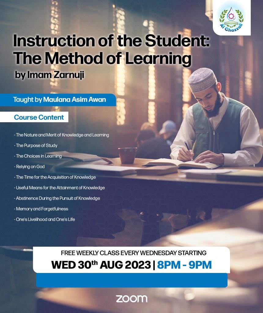 Poster for Instructions of the Student: The Method of Learning